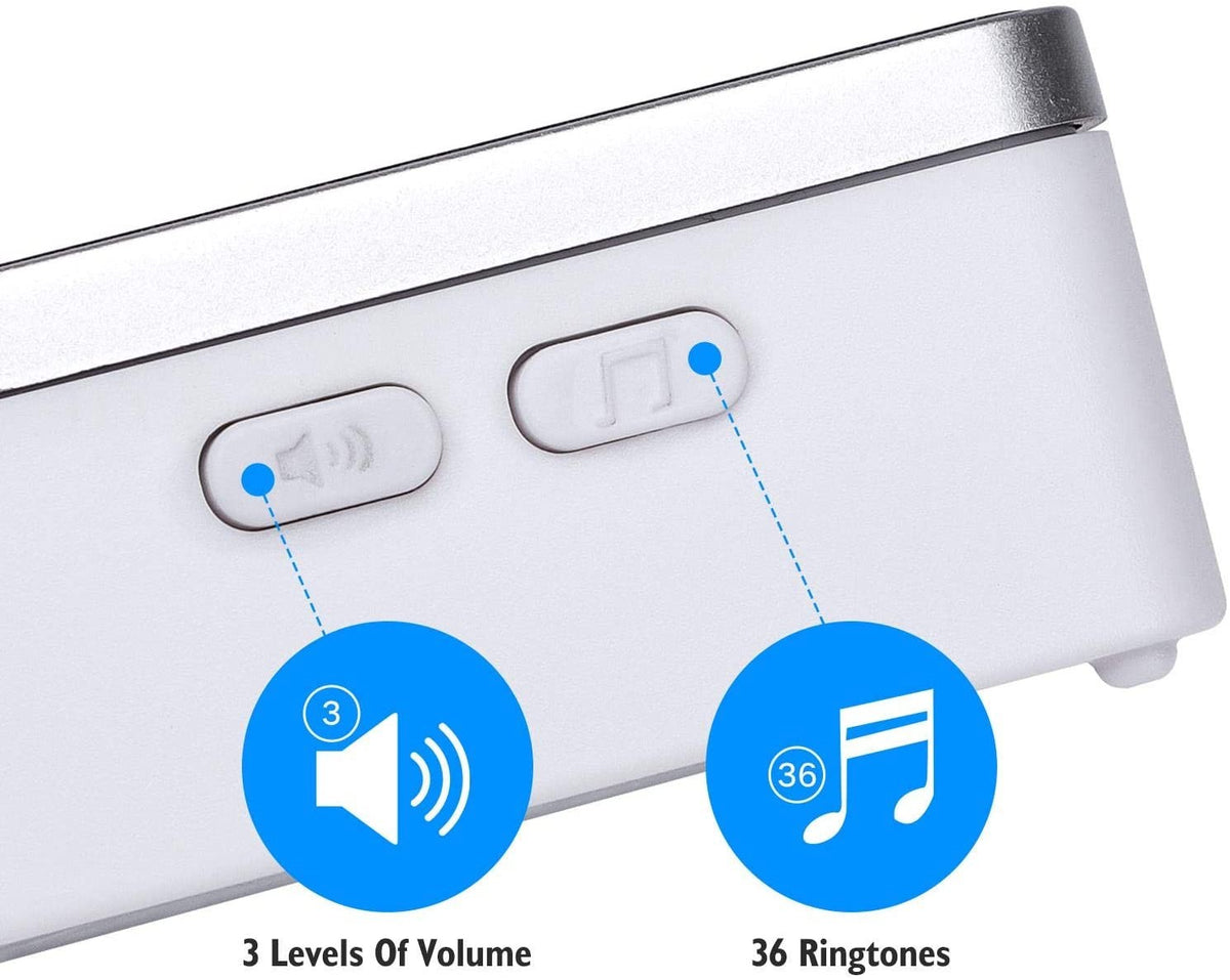 Campanello Senza Fili Wireless Impermeabile IP44 da Esterno Aigostar