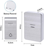 Campanello Senza Fili Wireless Impermeabile IP44 da Esterno Aigostar