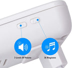 Campanello Senza Fili Wireless Impermeabile IP44 da Esterno Aigostar Bianco Nero