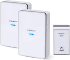 Campanello Senza Fili Wireless Impermeabile IP44 da Esterno Aigostar Bianco