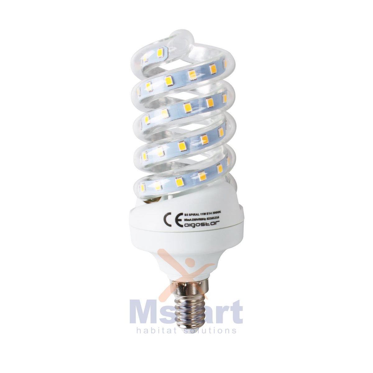 Lampadina Led E14 Spirale 11W Bianco Freddo 6400K