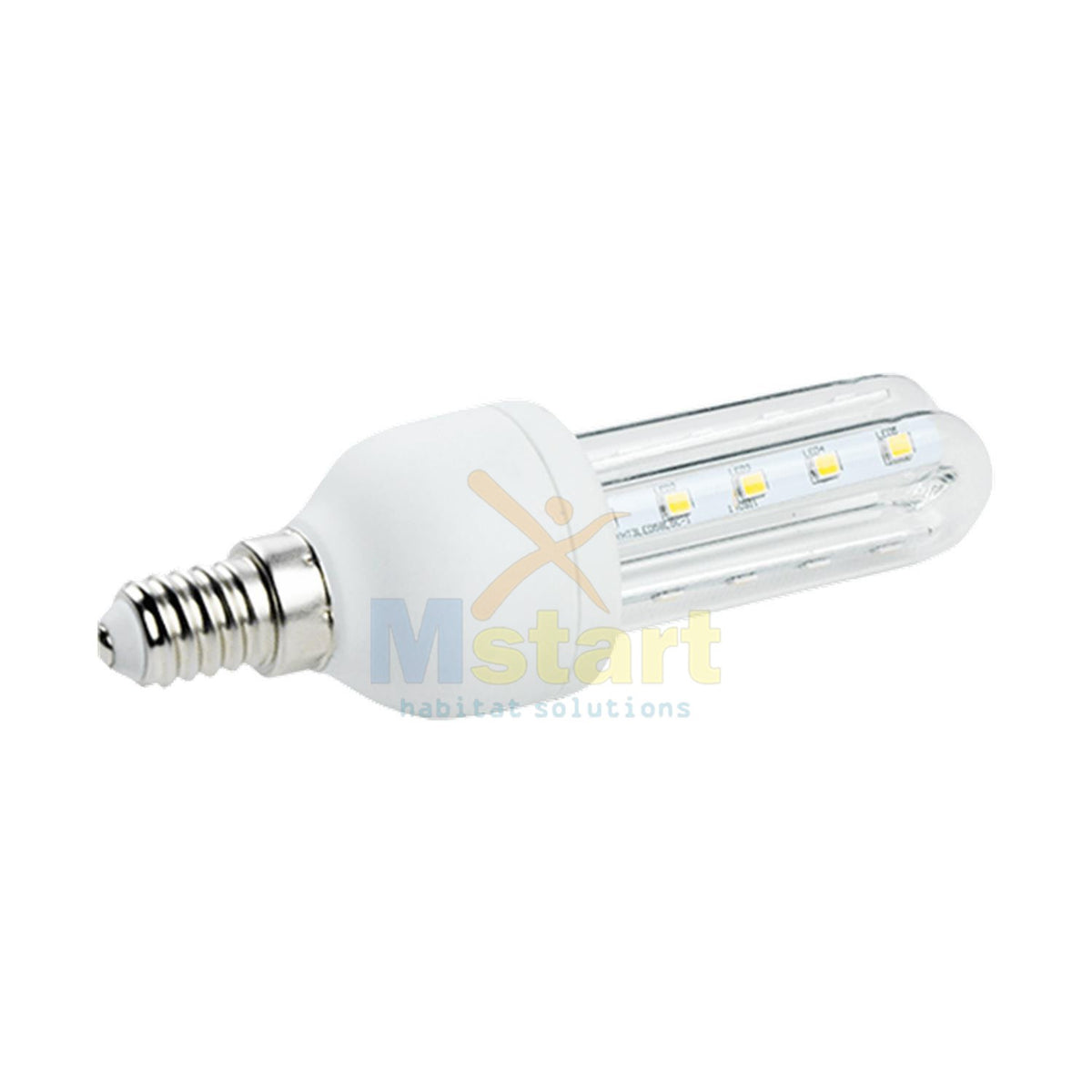 Lampadina Led T3 E14 4W 2U Bianco Freddo 6400K