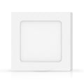 Plafoniera Led 6W Bianca Applique Quadrato Bianco Neutro 4000K