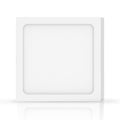 Plafoniera Led 18W Bianca Applique Quadrato Bianco Freddo 6500K