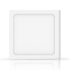 Plafoniera Led 18W Bianca Applique Quadrato Bianco Caldo 3000K