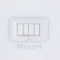 Placca Compatibile Vimar Eikon Bianca 3, 4, 7 Posti