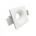 Portafaretto in Gesso Ceramico Stondato Conico da Incasso per GU10/MR16