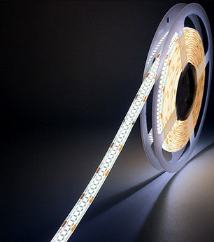 Striscia Led 16W/MT 24V PCB 10mm 1200 Led SMD 2835 IP65 3000K 5MT