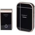 CAMPANELLO SENZA FILI WIRELESS DIGITALE IP44 PORTE CASA UFFICIO AIGOSTAR NERO-ORO