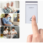 CAMPANELLO SENZA FILI A BATTERIE WIRELESS DIGITALE IP44 PORTE CASA UFFICIO PORTA 150M AIGOSTAR BIANCO-SILVER