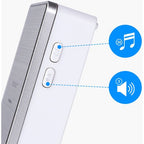 CAMPANELLO SENZA FILI A BATTERIE WIRELESS DIGITALE IP44 PORTE CASA UFFICIO PORTA 150M AIGOSTAR SILVER