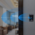 CAMPANELLO SENZA FILI A BATTERIE WIRELESS DIGITALE IP44 PORTE CASA UFFICIO PORTA 150M AIGOSTAR BIANCO