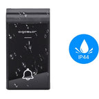 CAMPANELLO SENZA FILI A BATTERIE WIRELESS DIGITALE IP44 PORTE CASA UFFICIO PORTA 150M AIGOSTAR BIANCO