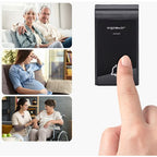 CAMPANELLO SENZA FILI WIRELESS DIGITALE IP44 PORTE CASA UFFICIO AIGOSTAR BIANCO