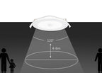 Faretto Led Rotondo 24W con Sensore Di Movimento 3000k Luce Calda