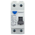AIGOSTAR INTERRUTTORE DIFFERENZIALE SALVAVITA AC 2P 25A 30mA 240V PROTEZIONE DA DISPERSIONE VERSO TERRA