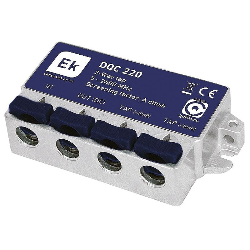 Derivatore QUICOAX 2 Uscite 20DB Ekselans
