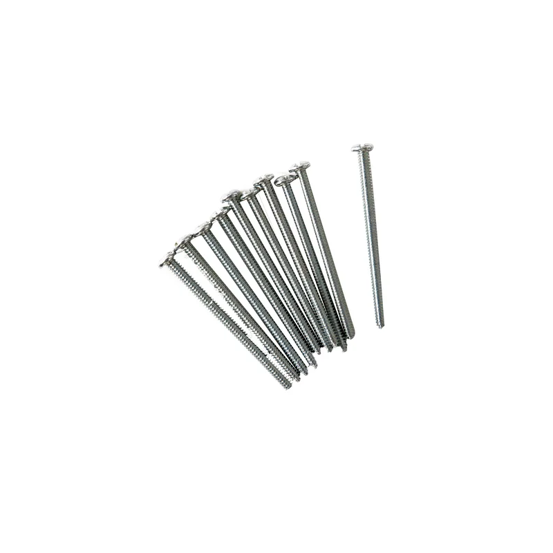 Set 10 Viti Lunghe 3,3 x 50 mm Per Tutte le Serie Civili