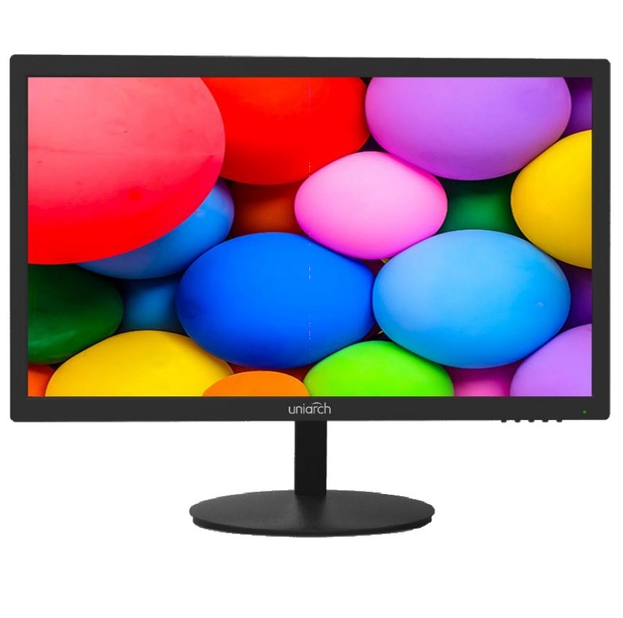 Monitor LED Uniarch 22'' FullHD, 7g H24, 5ms, basso consumo