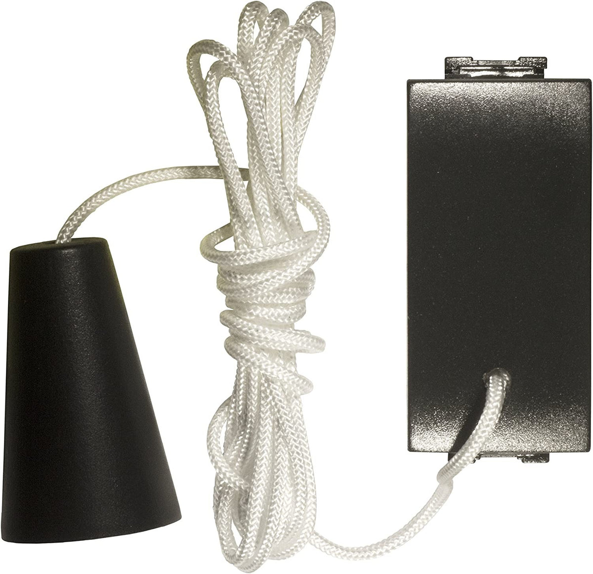 Pulsante Unipolare a Tirante Nero Feb Compatibile Bticino Living Light