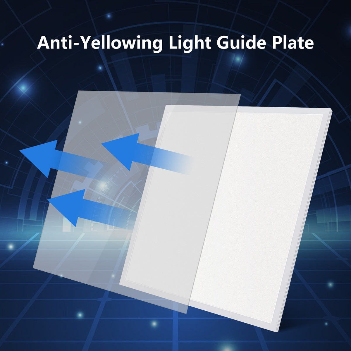 Pannello LED a Soffitto Plafoniera 50W 4000K Luce Naturale 600x600x9mm
