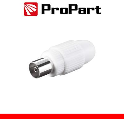 Presa antenna TV 75 Ω 9.5mm new