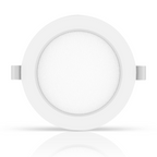 Faretto Led Faro Slim da Incasso 9W 3000K E6 Retroilluminato Foro 118-128mm