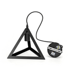 Lampadario Pendente Da Soffitto Pendente Frame E27 Nero