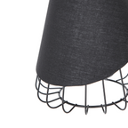 Lampadario Lampada Sospensione Moderno Industriale Paralume Nero E27