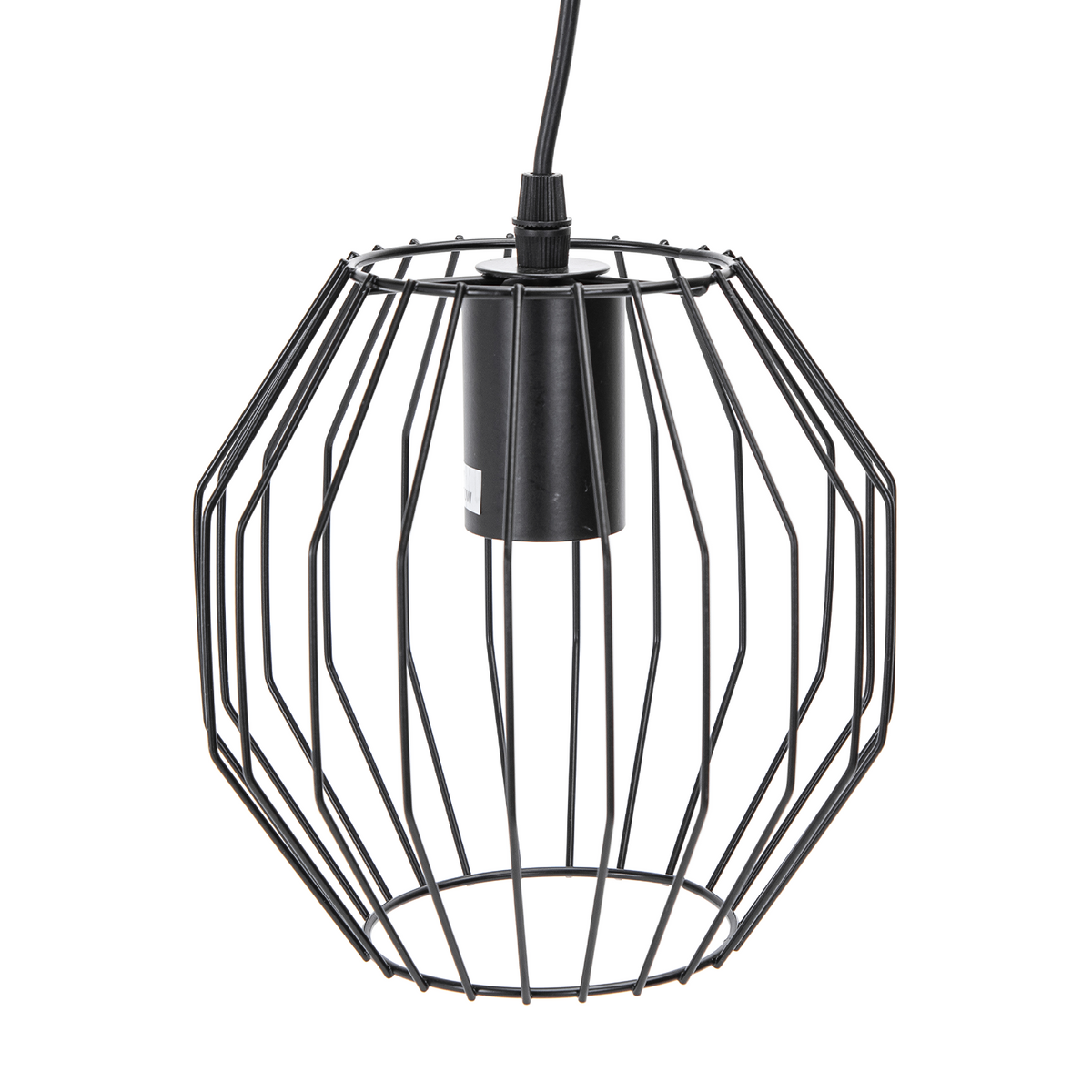 Lampadario a Sospensione Design Moderno Industriale Nero E27