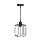 Lampadario a Sospensione Design Moderno Industriale Nero E27