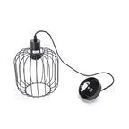 Lampadario a Sospensione Design Moderno Industriale Nero E27