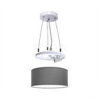 Lampadario Soffitto o Sospensione In Tessuto Design Moderno 2 x E27
