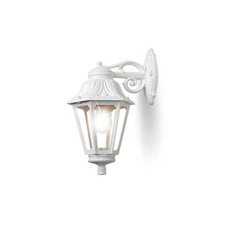 Lanterna Applique a Parete in Resina BISSO ANNA Bianco E27 IP55