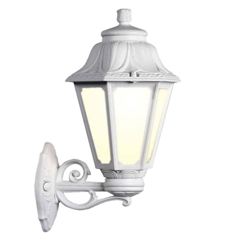 Lanterna Applique a Parete in Resina BISSO ANNA Bianco E27 IP55