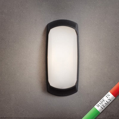 Applique in Resina FRANCY OP Nero IP66 E27 Fumagalli