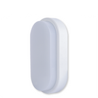 Plafoniera LED Ovale Bianca 15W Luce Naturale 4000K 55*100*200 IP54