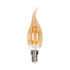 Lampadina LED Filamento C35 4W E14 2200K Luce Calda