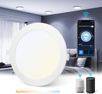 Aigostar Faretto LED da Incasso Intelligenti Wifi 9W Alexa Google Dimmerabile