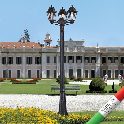 Lampione da Giardino 3 Luci GIGI BISSO MARY 3 x E27 IP55 Fumagalli