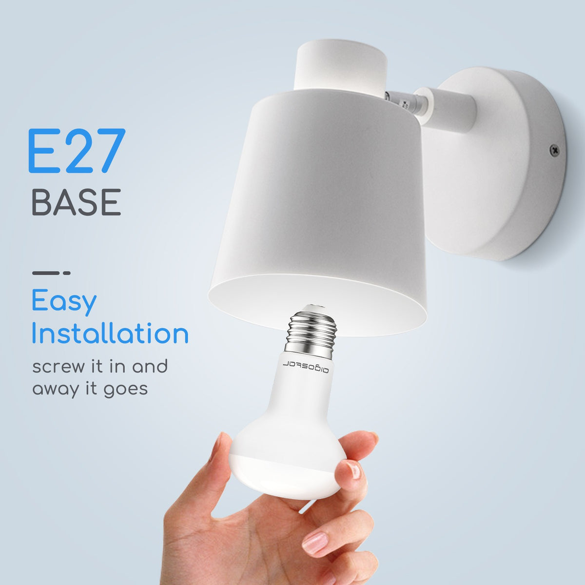 Lampadina Led E27 Faretto Spot R63 9W Bianco Caldo 3000K