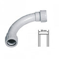 Curva a 90° per tubo rigido 20 mm IP65 in PVC Grigio