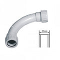Curva a 90° per tubo rigido 32 mm IP65 in PVC Grigio