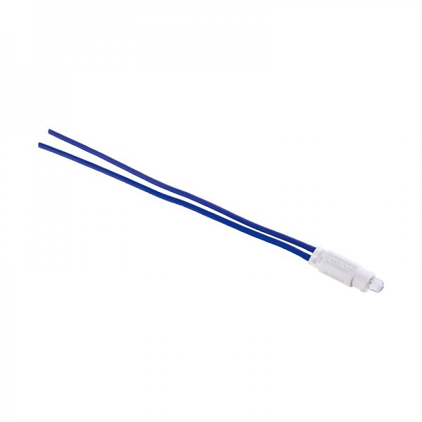 Lampada Spia Led 230V Blu Cavo 100mm