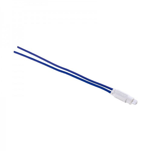 Lampada Spia Led 230V Blu Cavo 100mm