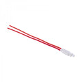 Lampada Spia Led 230V Luce Rossa Cavo 100mm