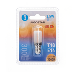 Lampadina Led da Frigorifero E14 T18 3,5W Bianco Caldo 3000K