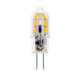 Lampadina Led G4 1,3W SMD Trasparente Bianco Caldo 3000K