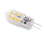 Lampadina Led G4 1,3W SMD Trasparente Bianco Caldo 3000K