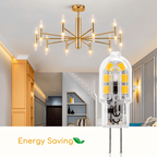 Lampadina Led G4 1,3W SMD Trasparente Bianco Caldo 3000K